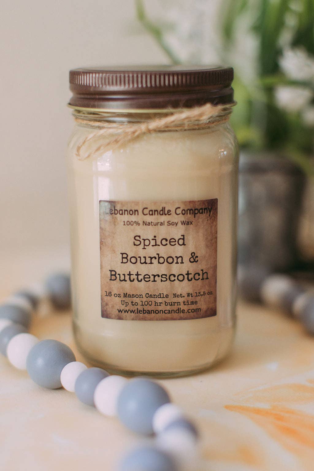 Spiced Bourbon & Butterscotch Candle