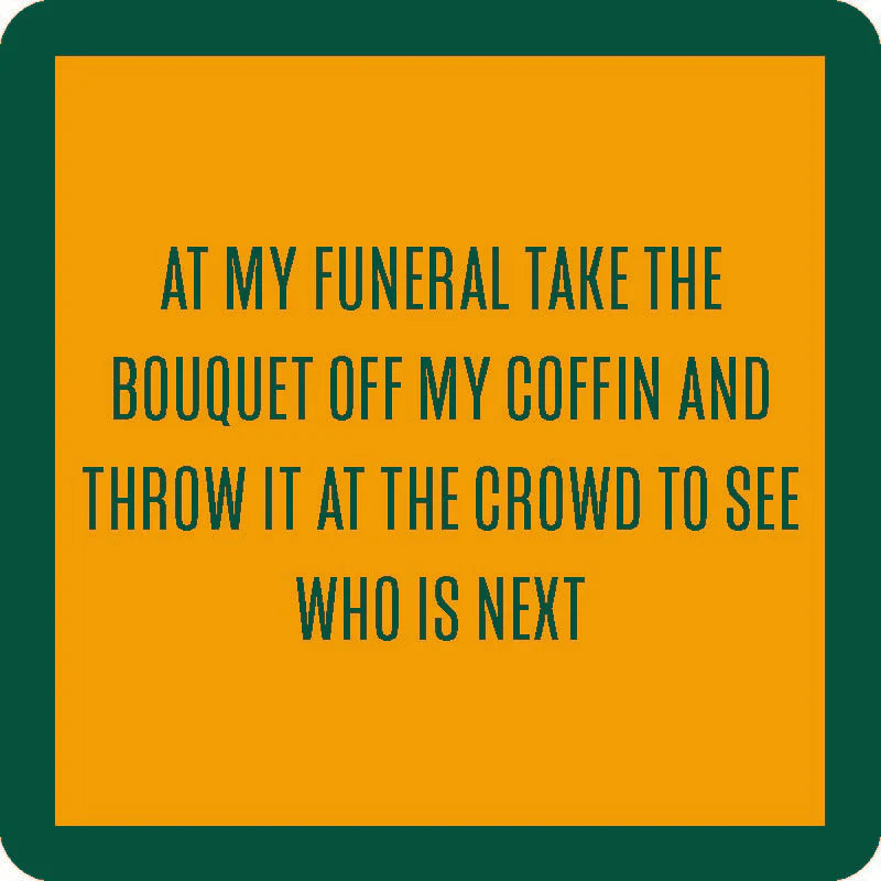 Bouquet Toss Coaster