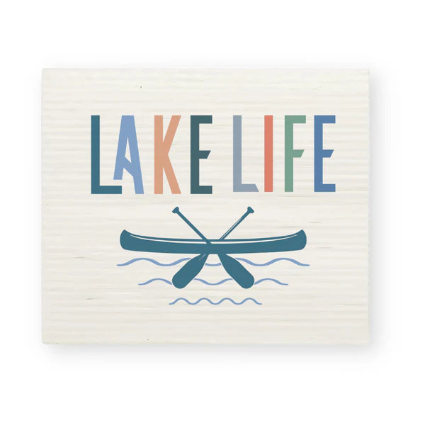 Lake Swedish Dishcloth/ Lake Theme