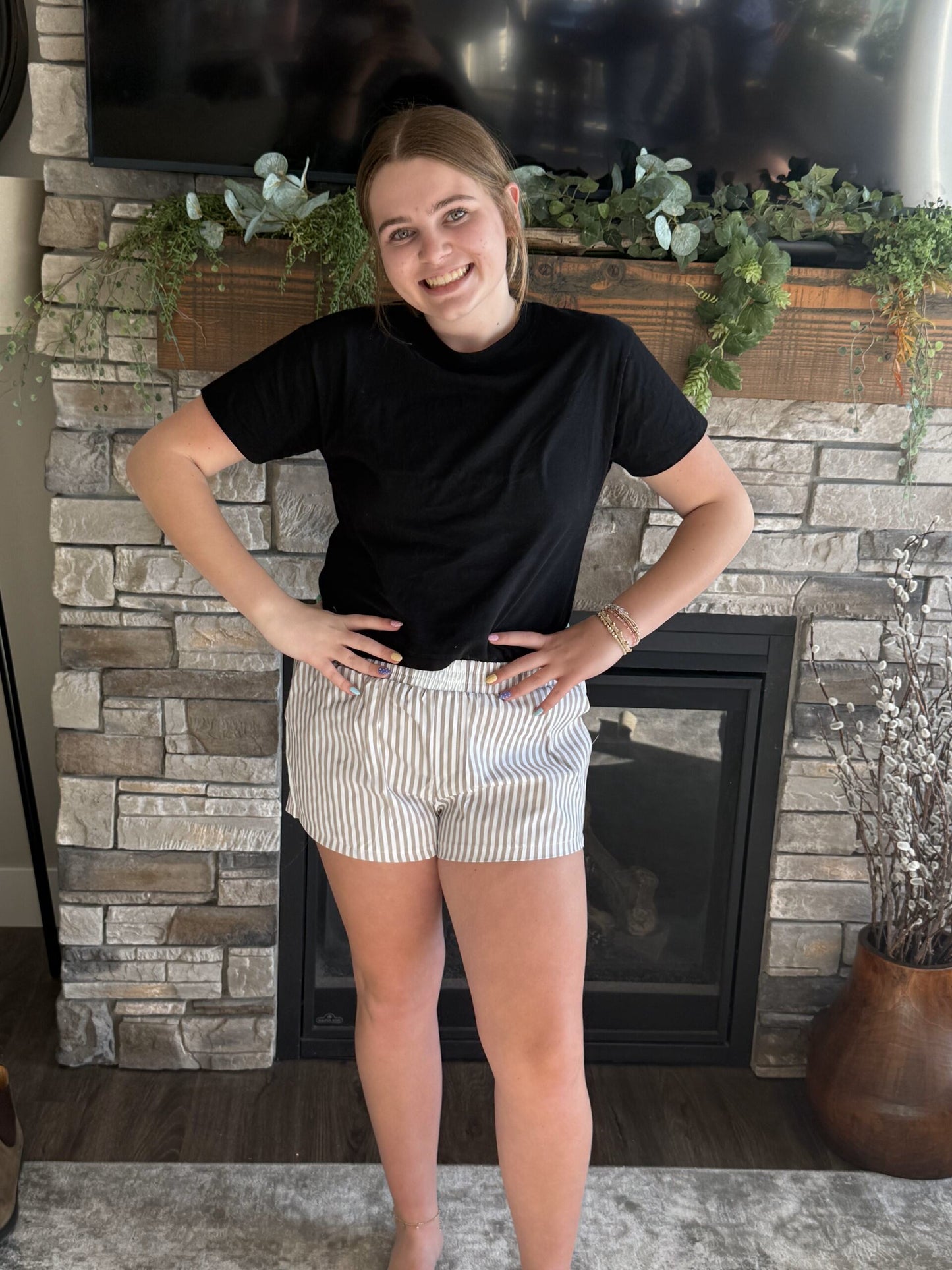 Pinstripe Boxer Shorts