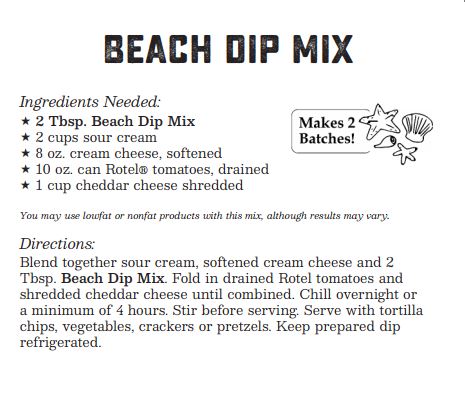 Coastal Kitchen Beach Dip Mix