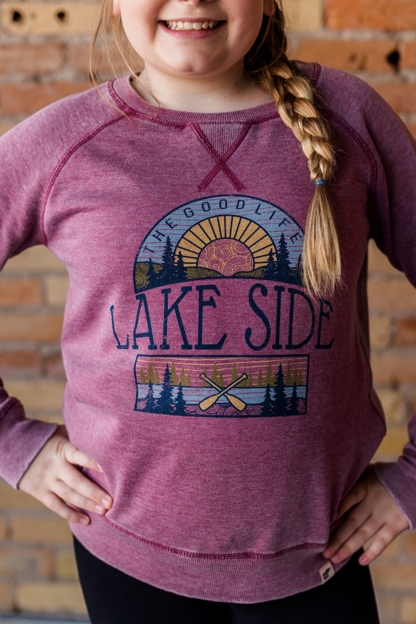 Burnout Wash Fleece Crew