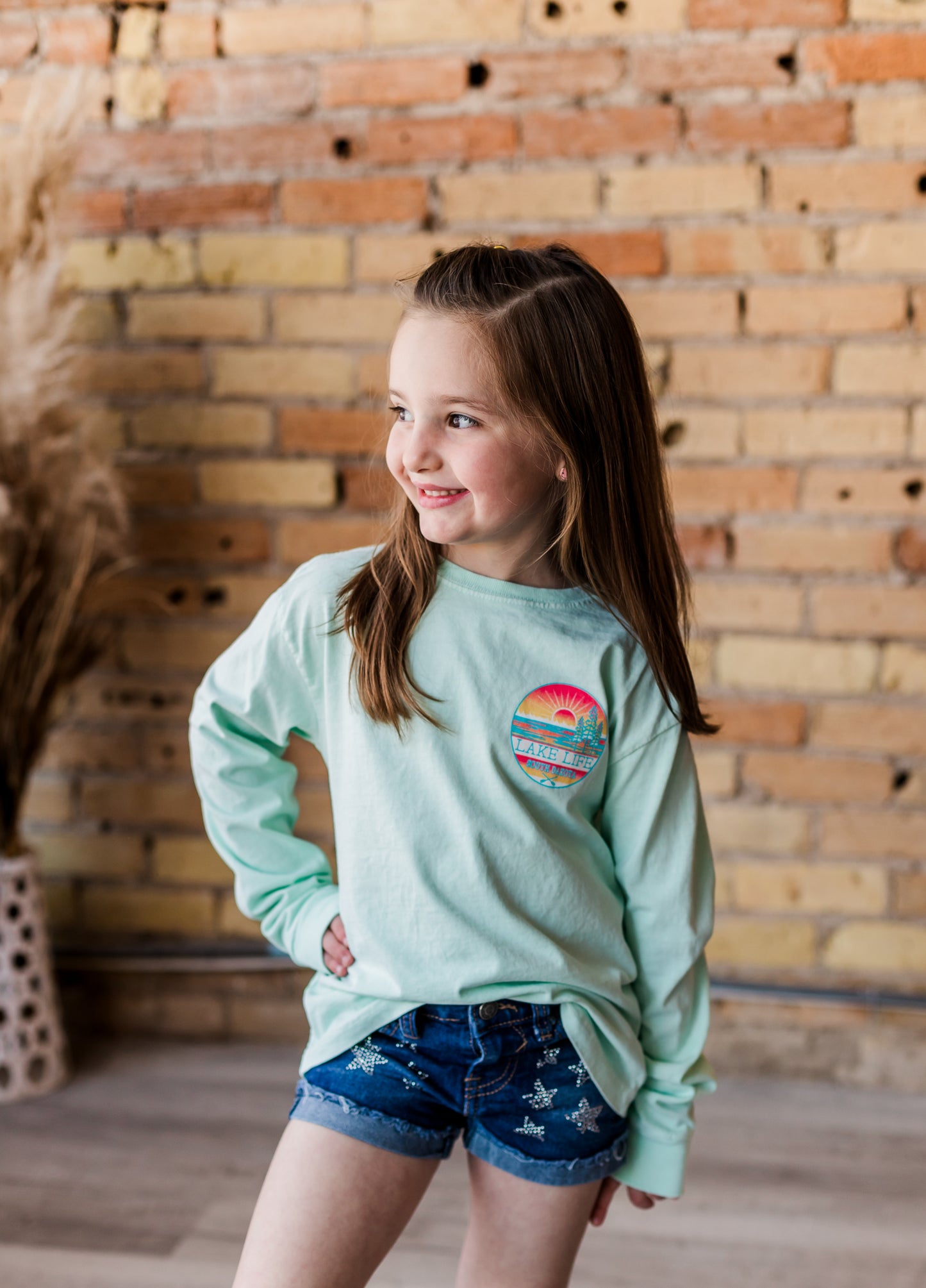 Youth South Dakota Lake Life Long Sleeve