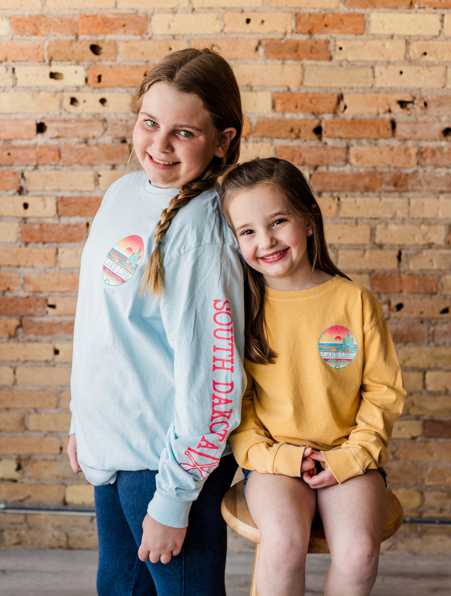 Youth South Dakota Lake Life Long Sleeve
