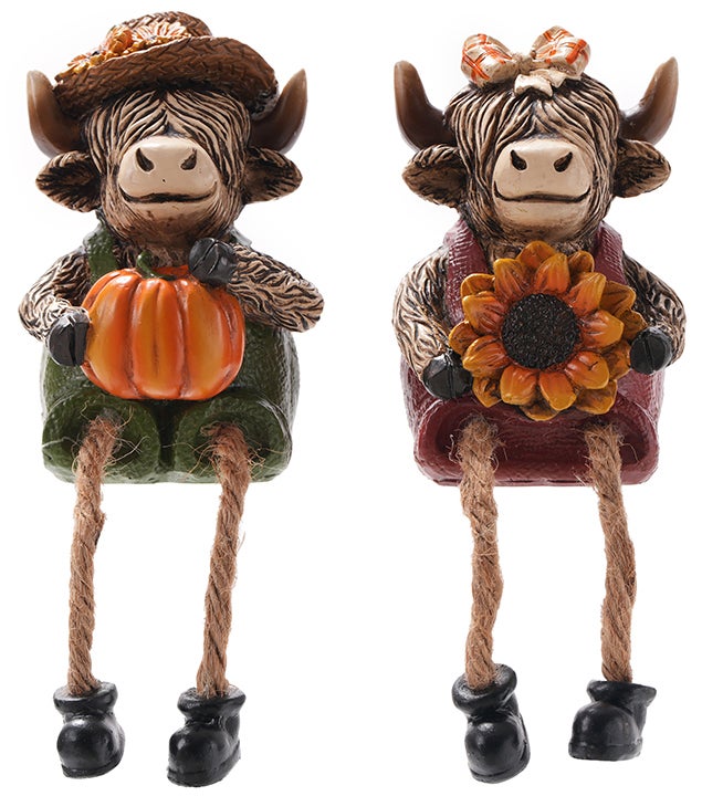 Fall Cow Sitter