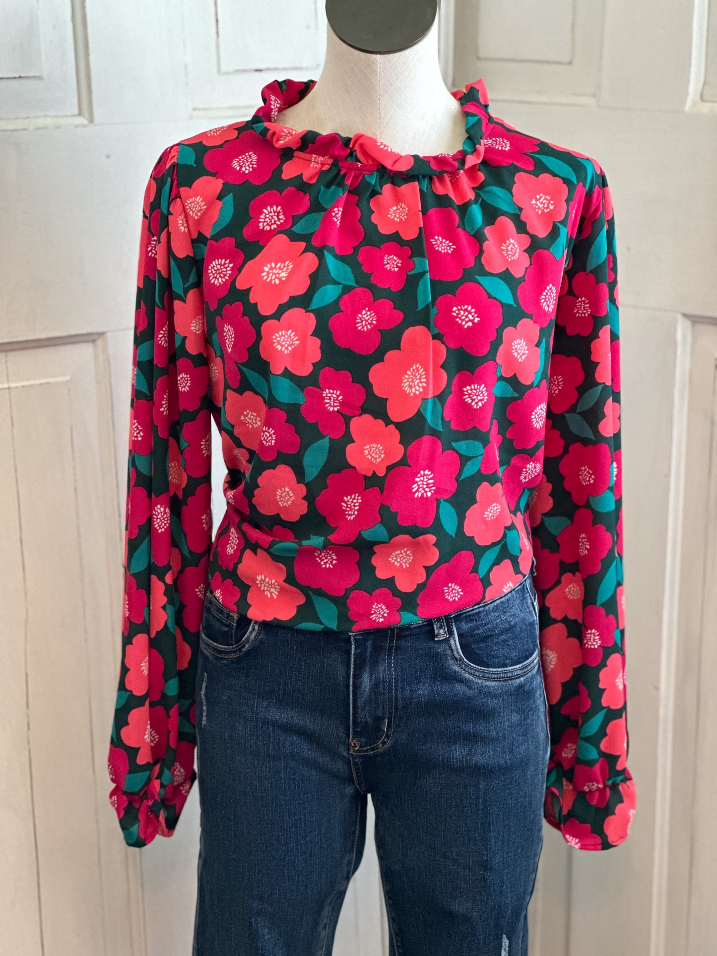 Anna K Mock Blouse