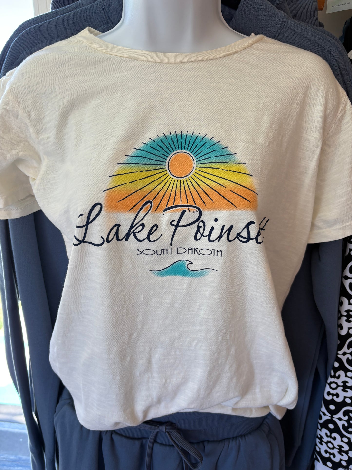 Custom roundneck tee-Lake Poinsett