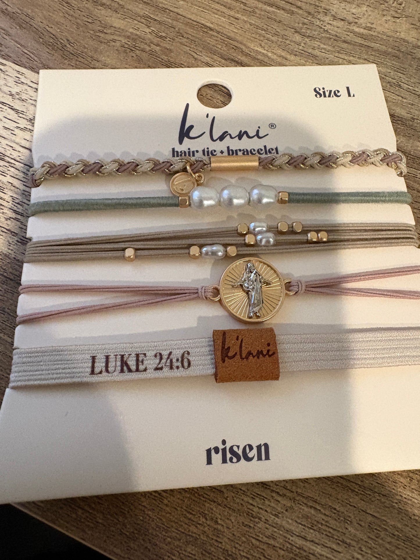 Klai Hair Tie and Braclet/Risen