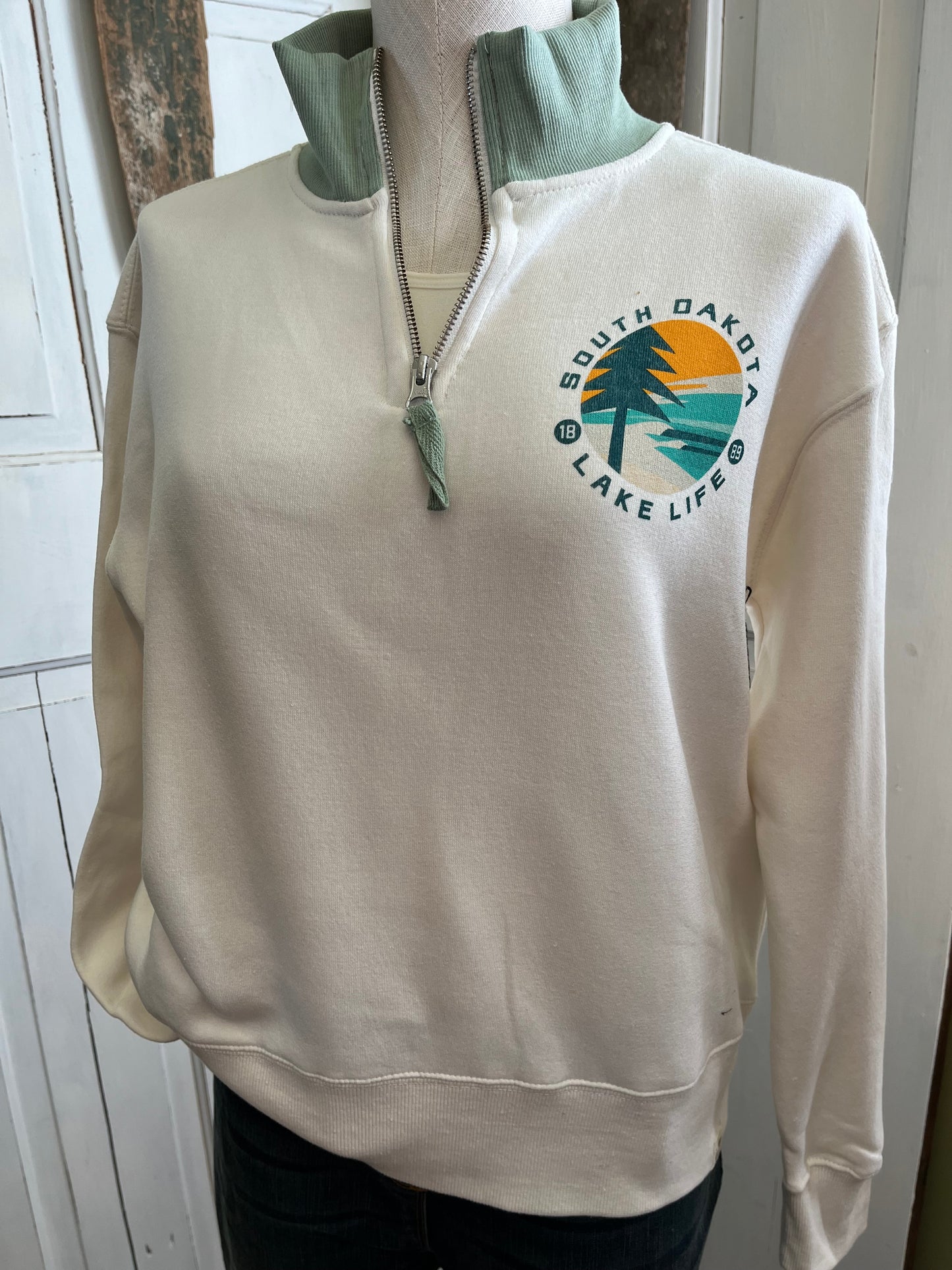 South Dakota Ladies Quarter Zip Fleece