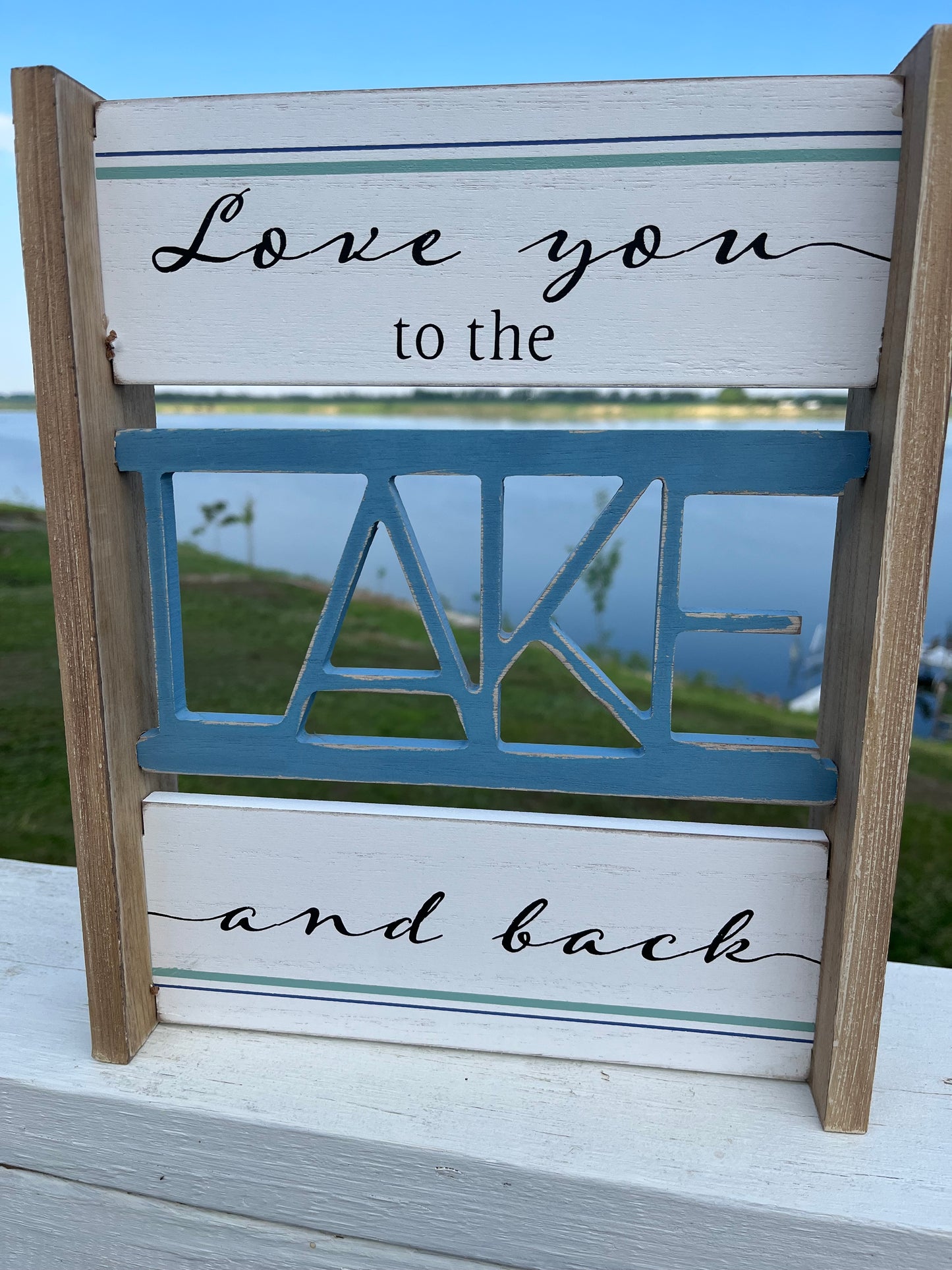 Table Top Lake Signs