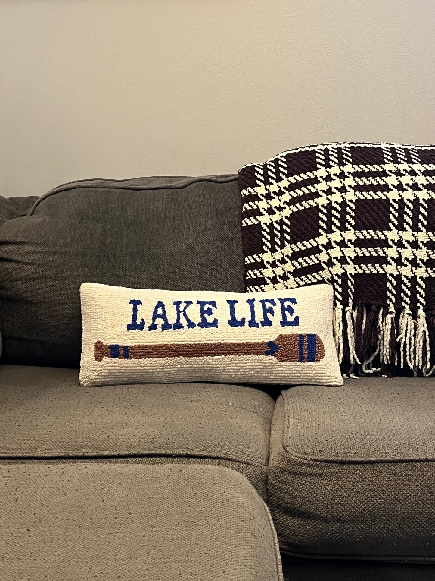 Lake Life Hook Pillow