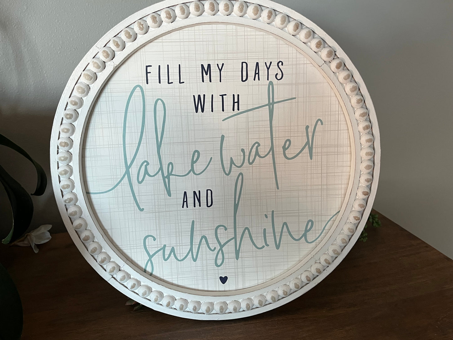 Fill My Days with Lake Water and Sunshine