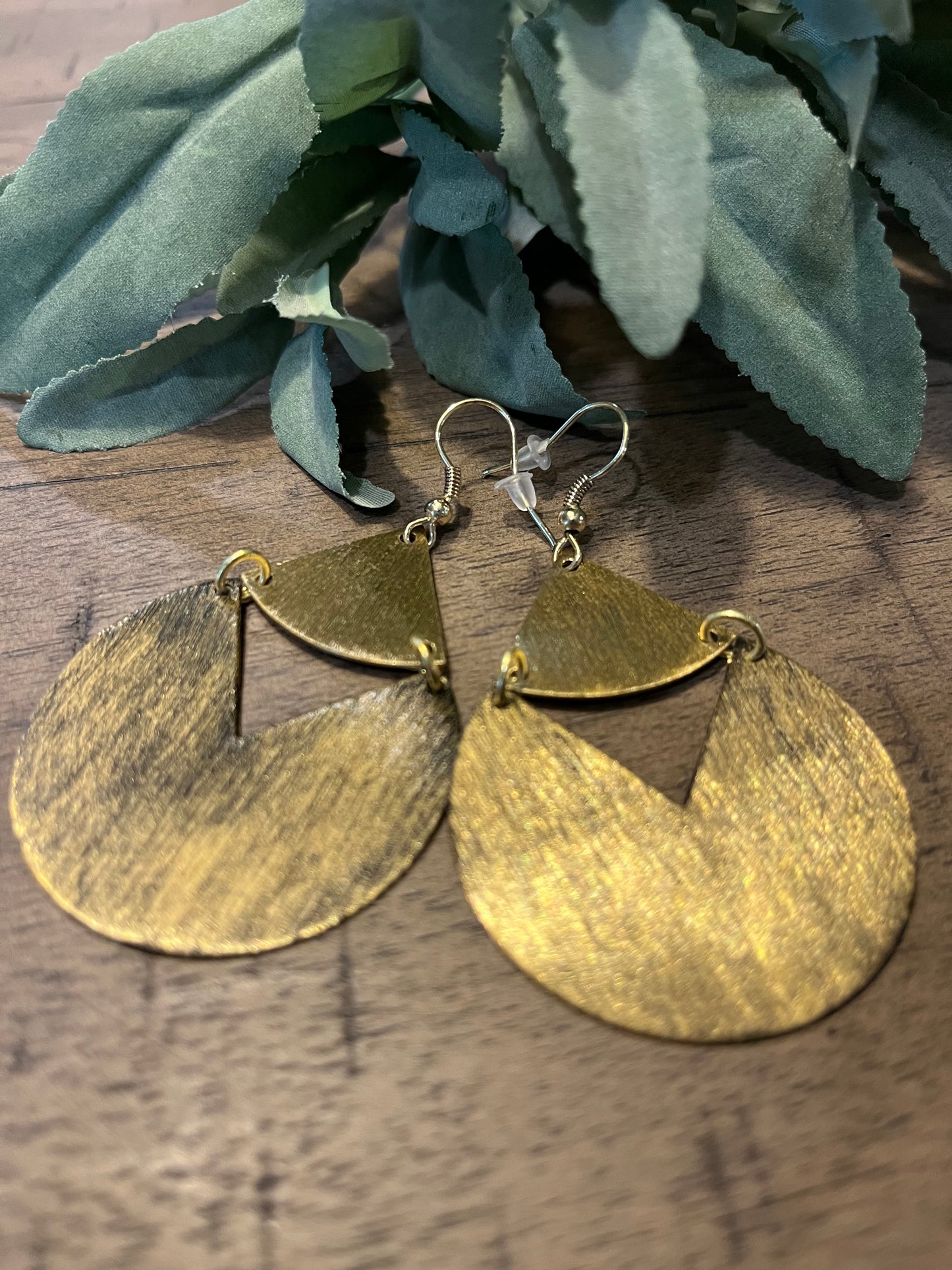 Geometric Gold Earrings