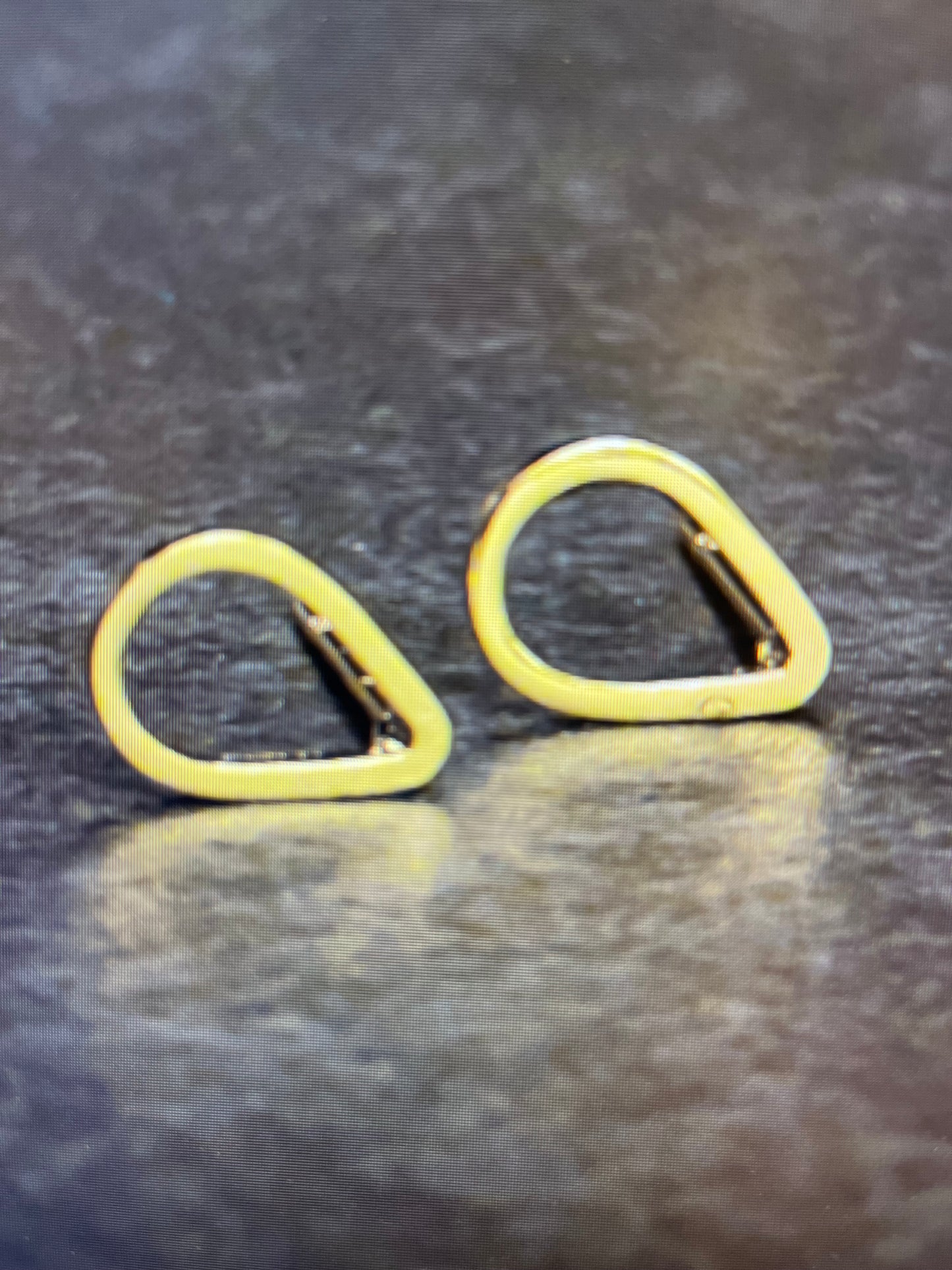 Teardrop Stud Earrings