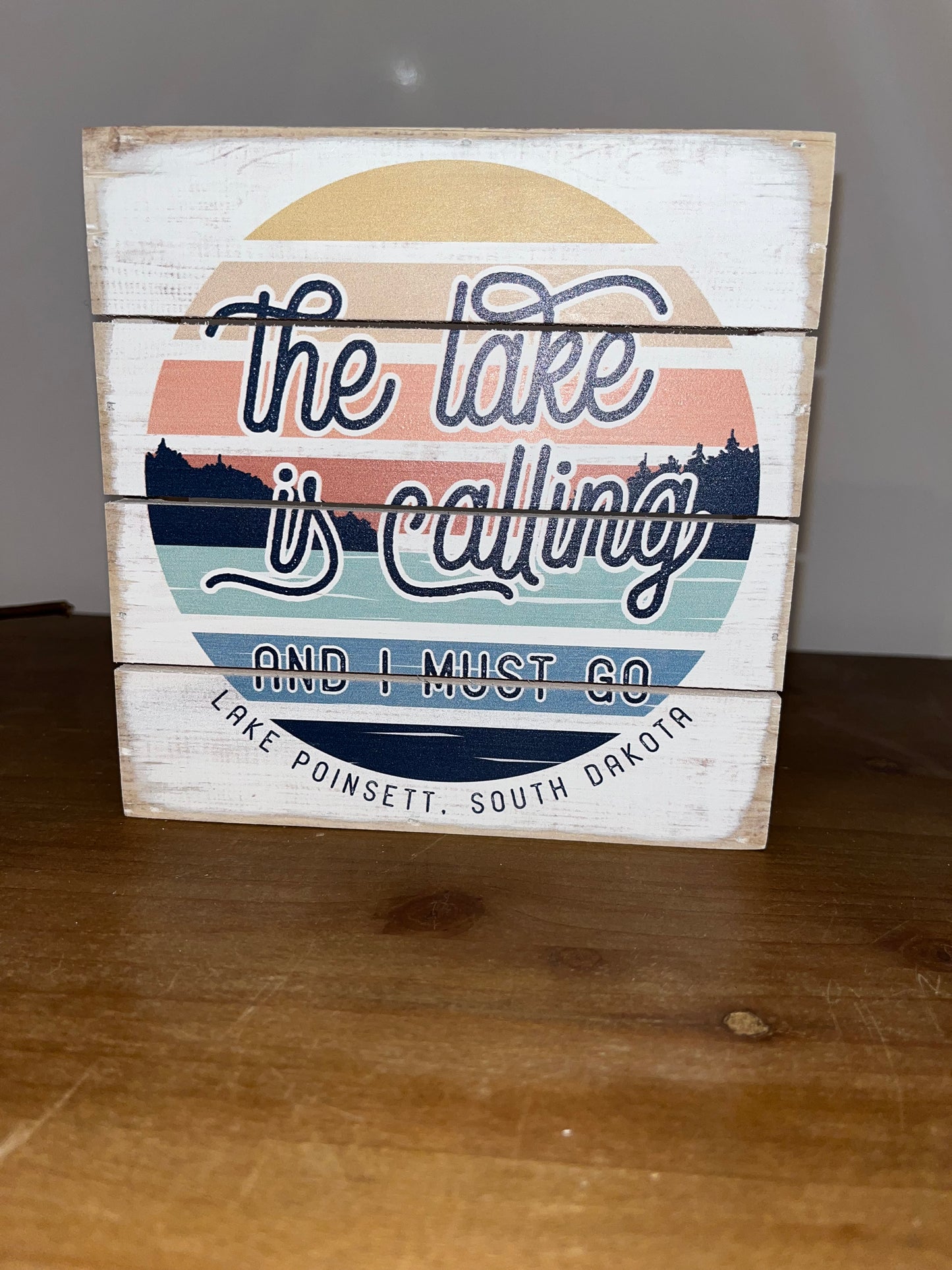 The Lake is Calling Wooden Sign/ Custom