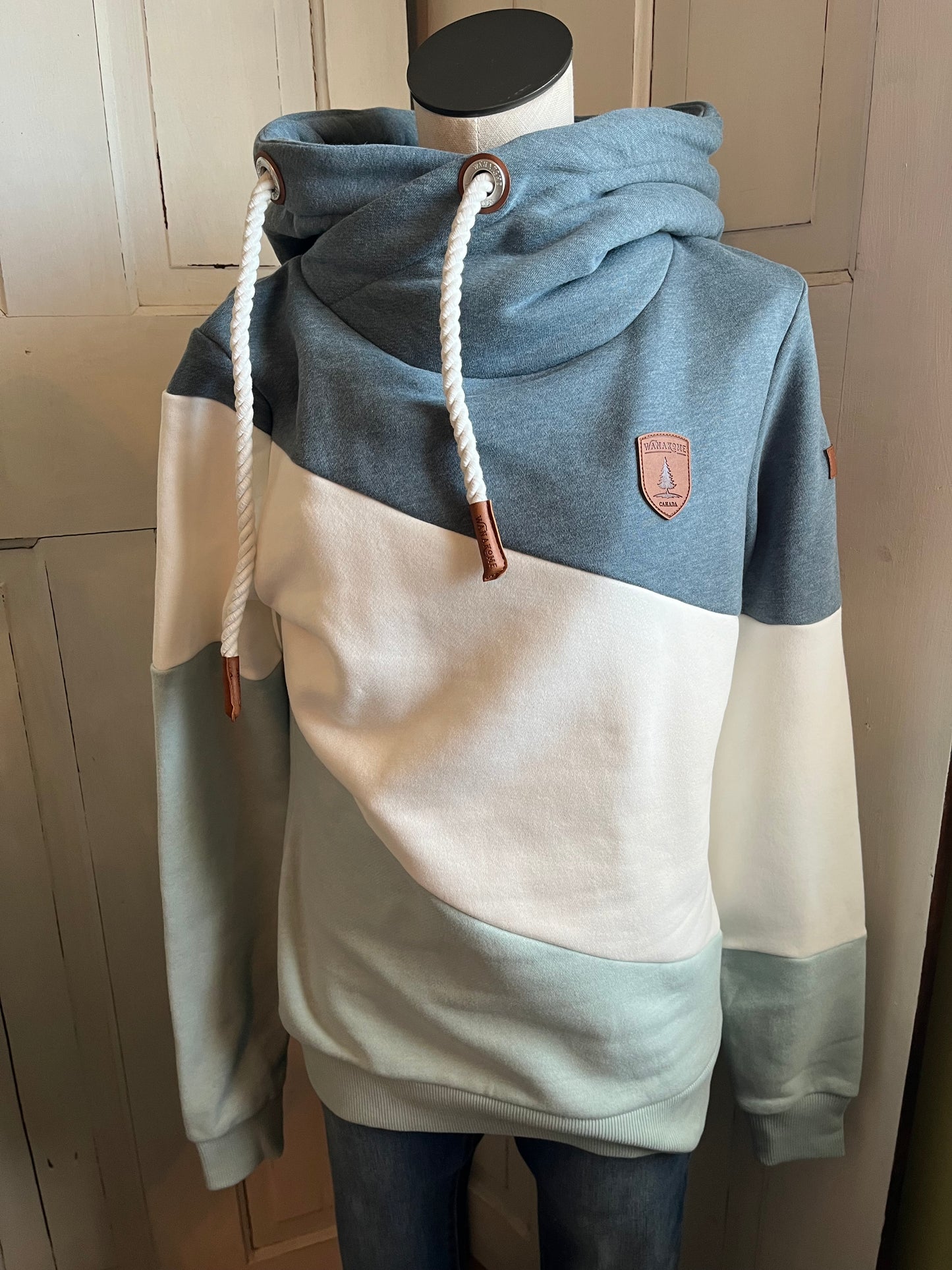 Wanakome Colorblock Hooded Sweatshirt