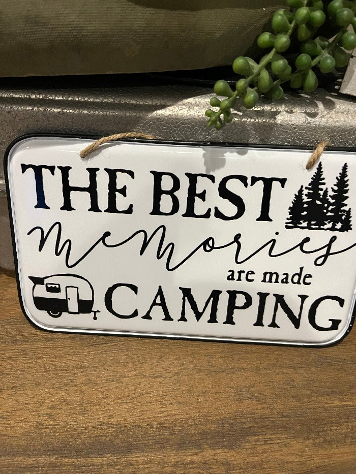 Metal Camper Wall Signs