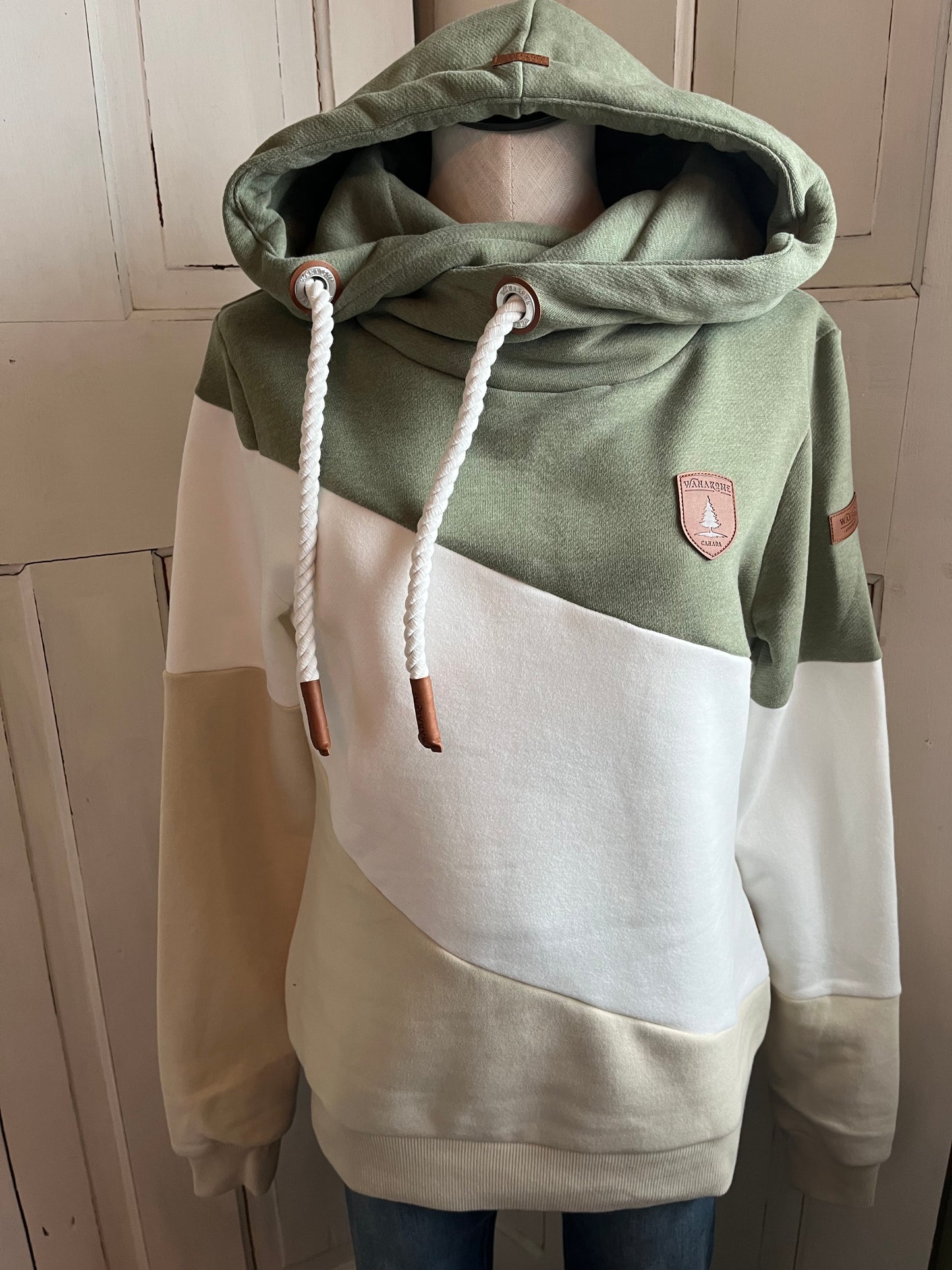 Wanakome Colorblock Hooded Sweatshirt