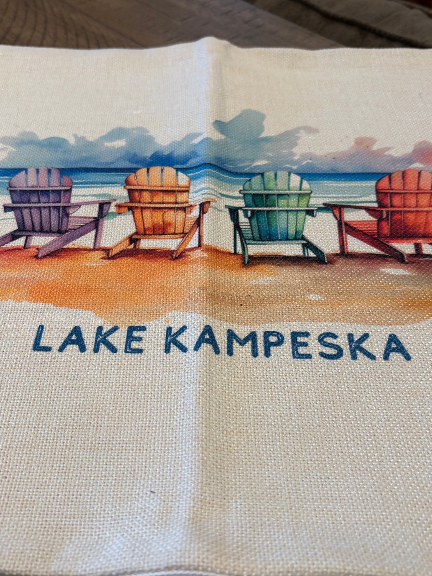 Lumbar Pillow Beach Chairs-Lake Kampeska