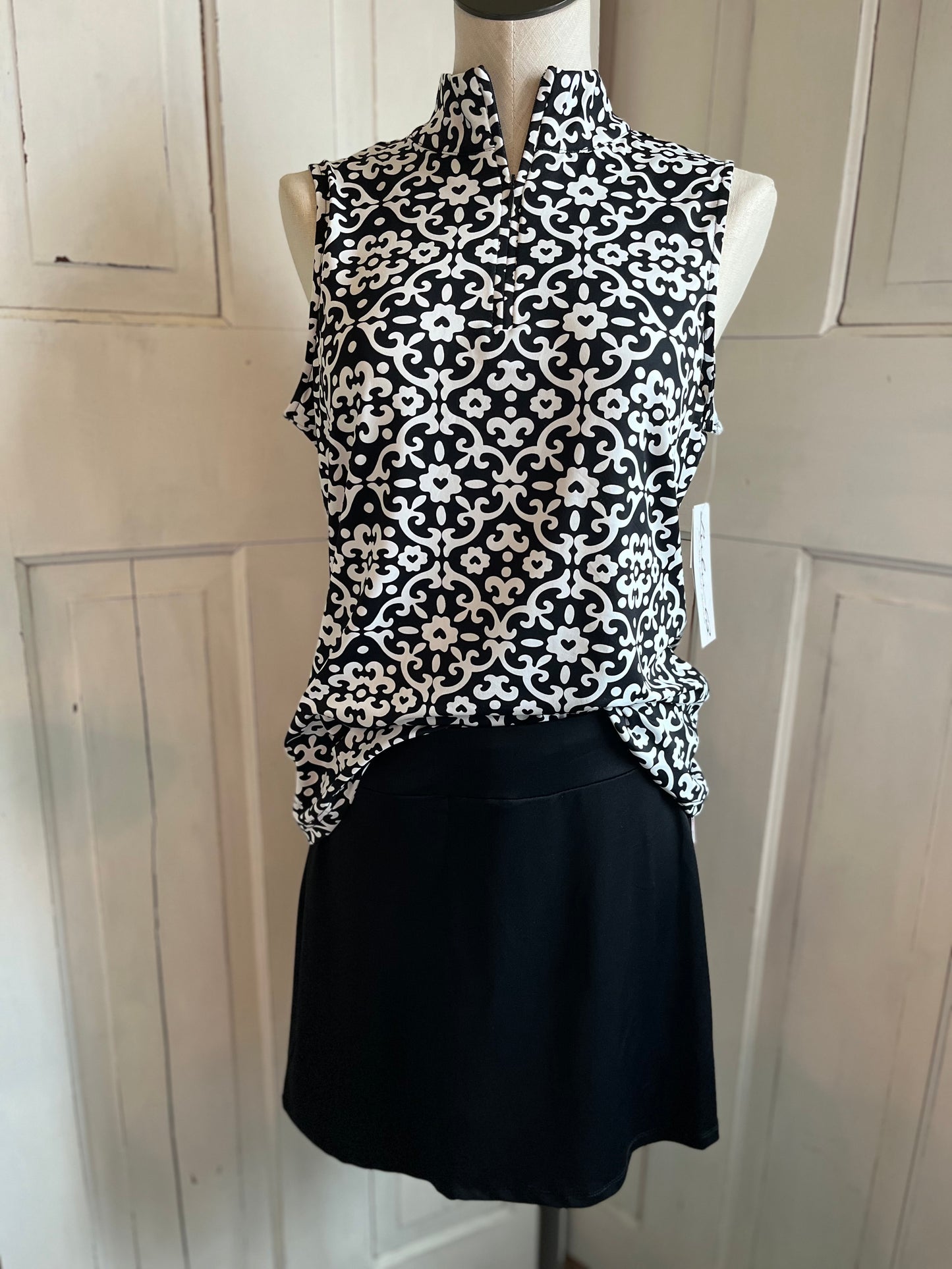 Lulu-B Zip Top/ Sleeveless