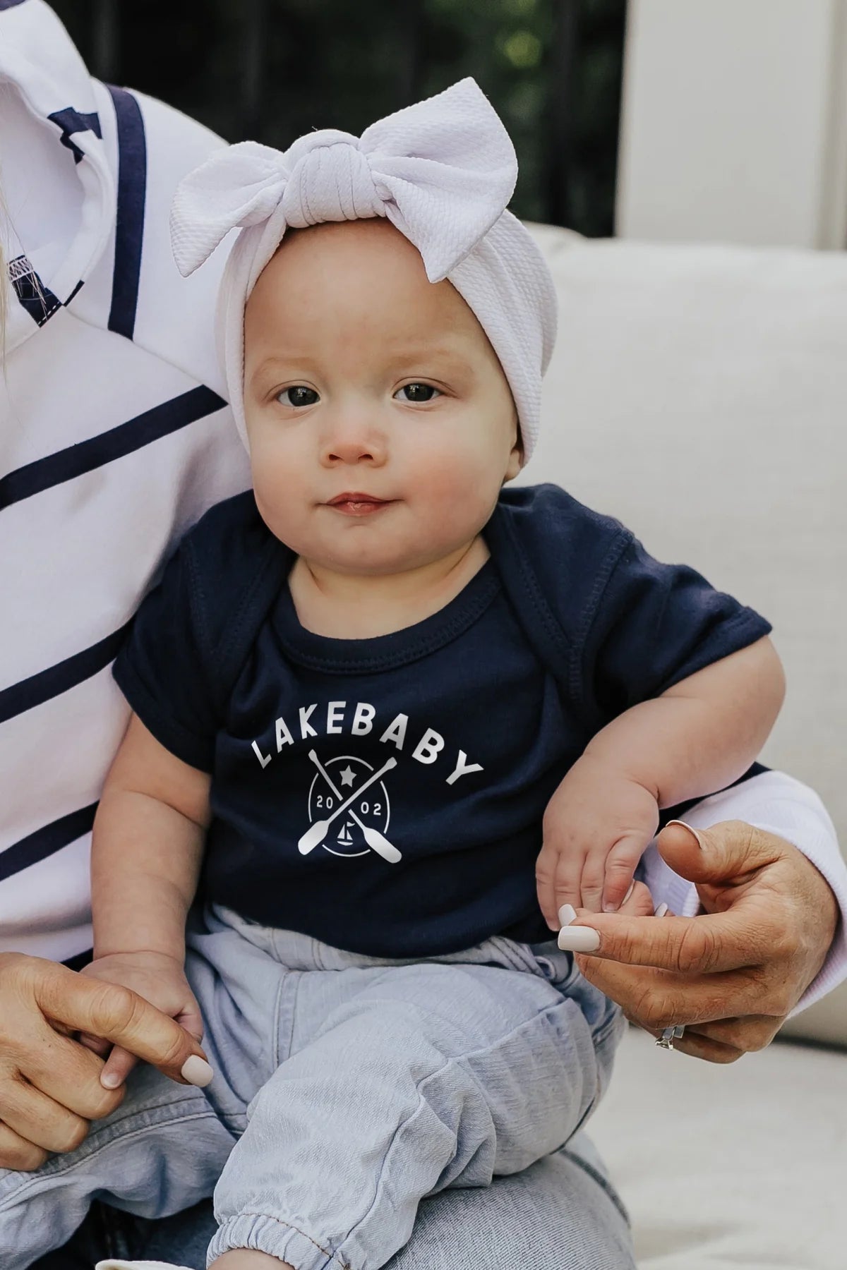 Lakebaby Classic Onesie in Navy