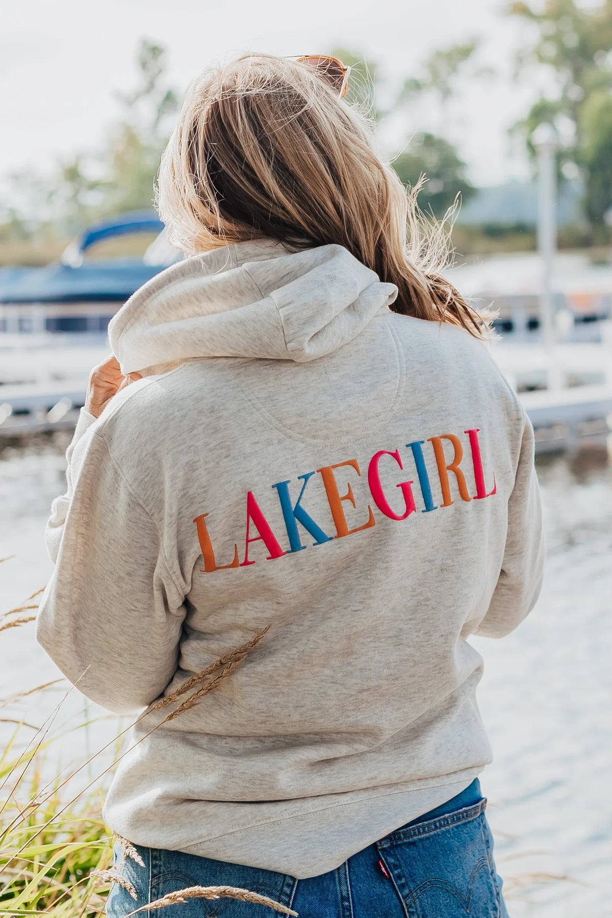 Lake Girl Multi Drawcord Hoodie - Oatmeal