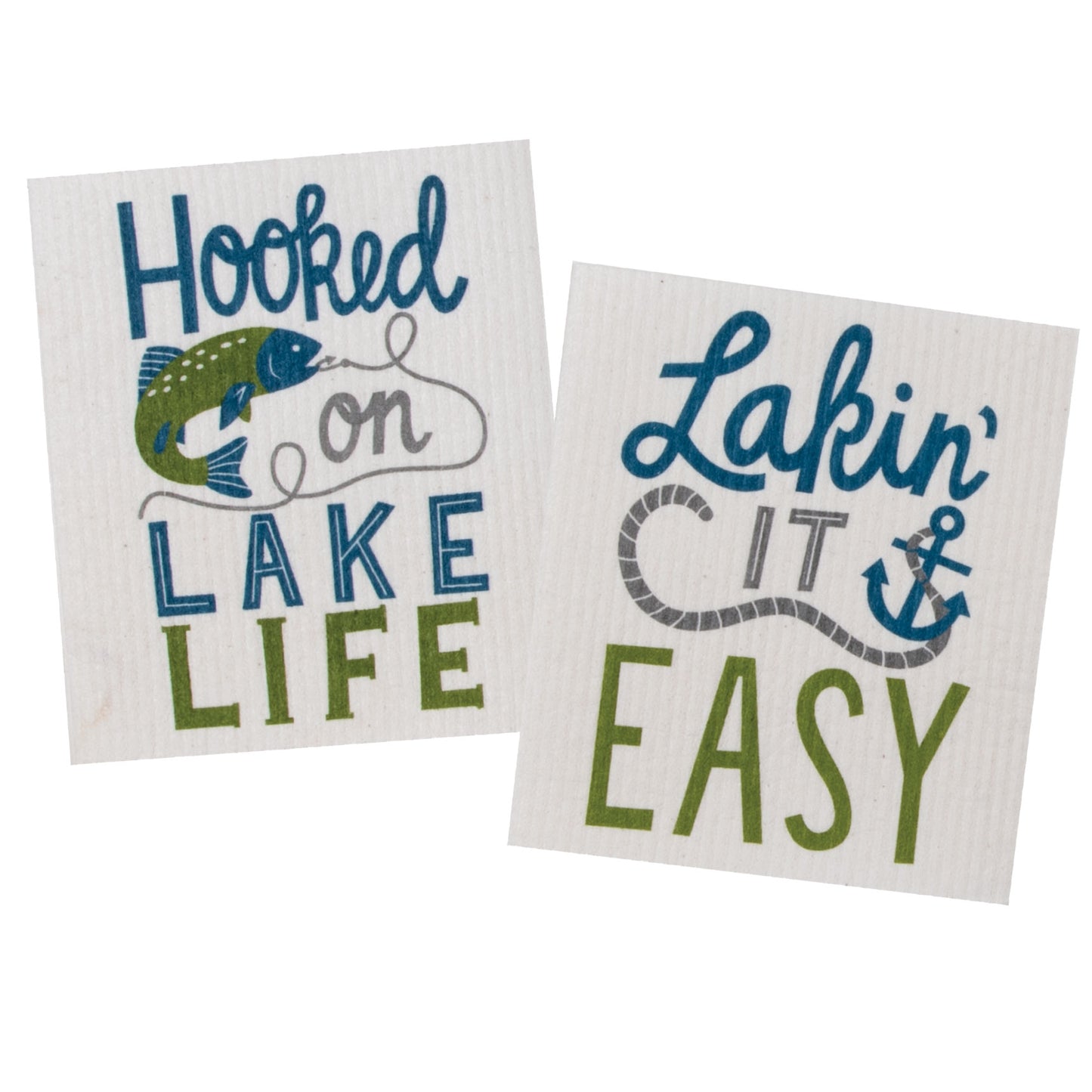 Lake Life Swedish Towels