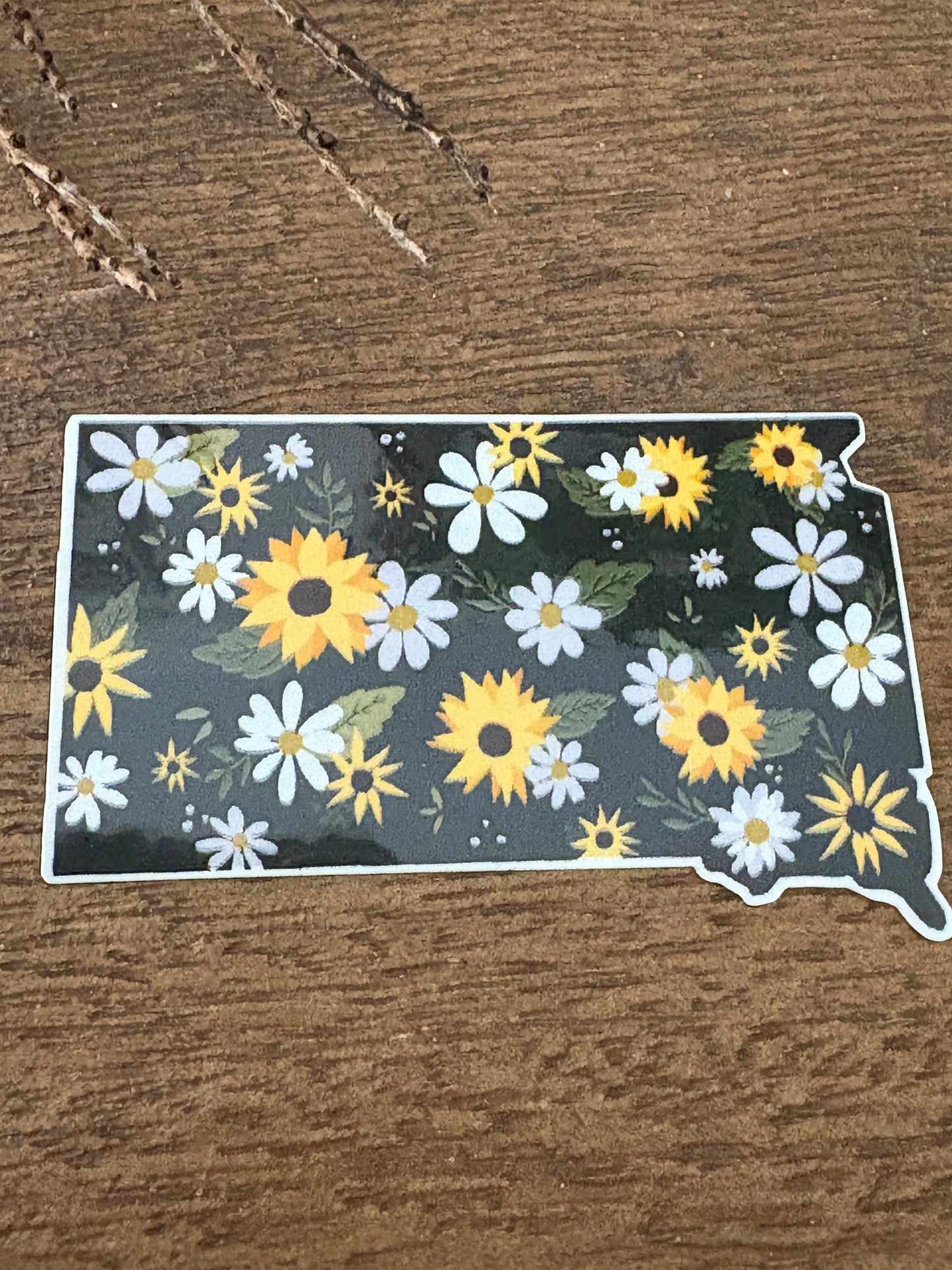 South Dakota Sunflower Sticker