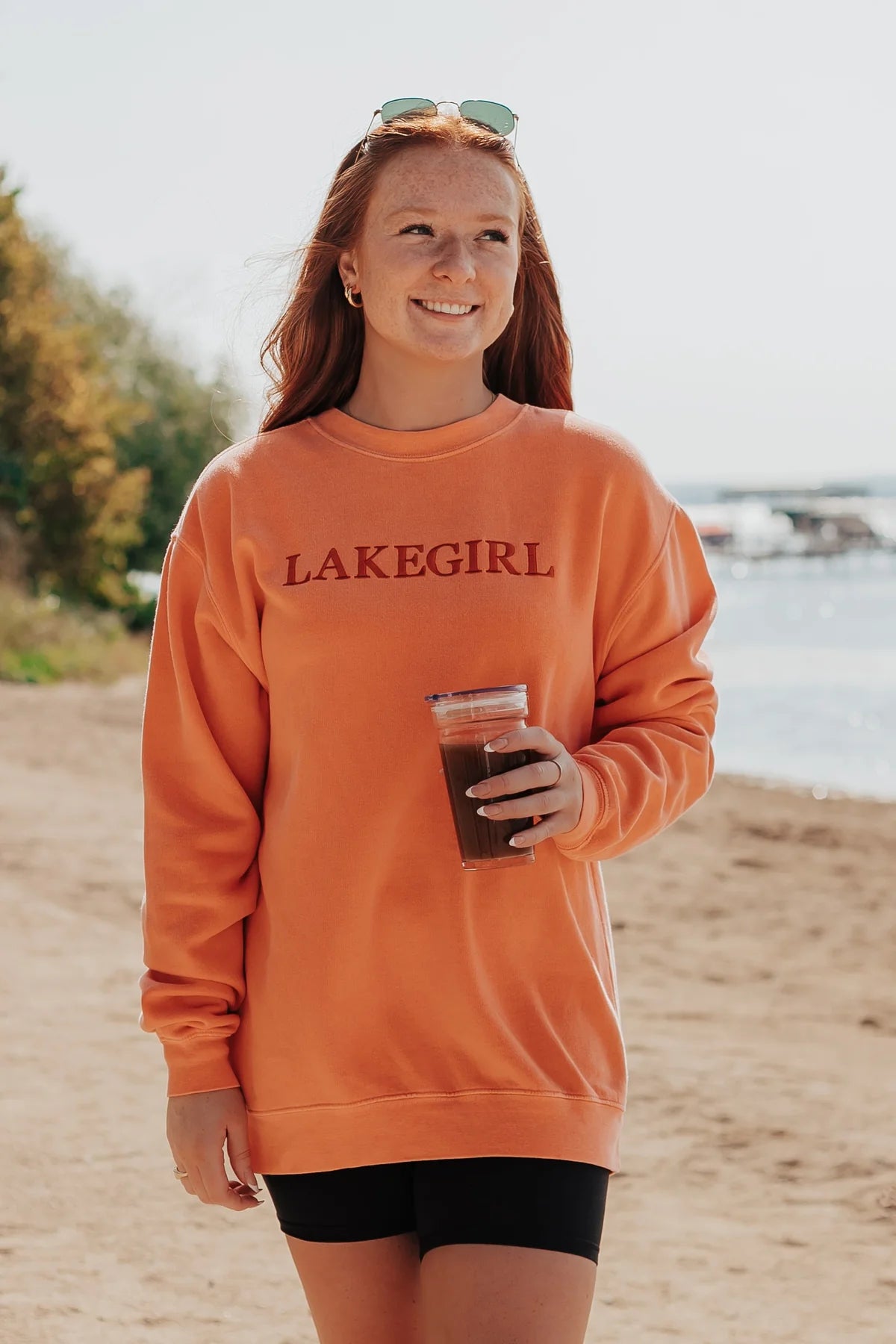 Lake Girl Ringspun Fleeece Crew