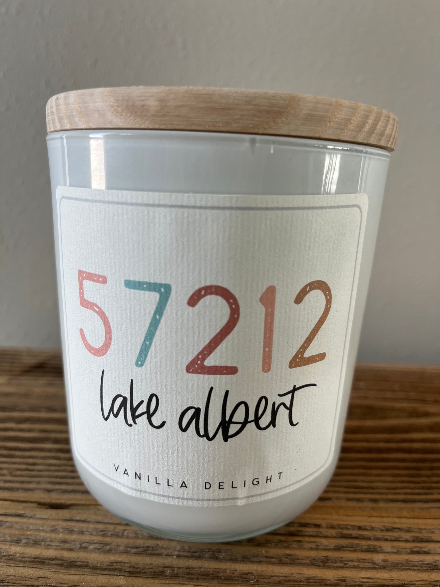 Lake Albert Zip Code Candle - 57212