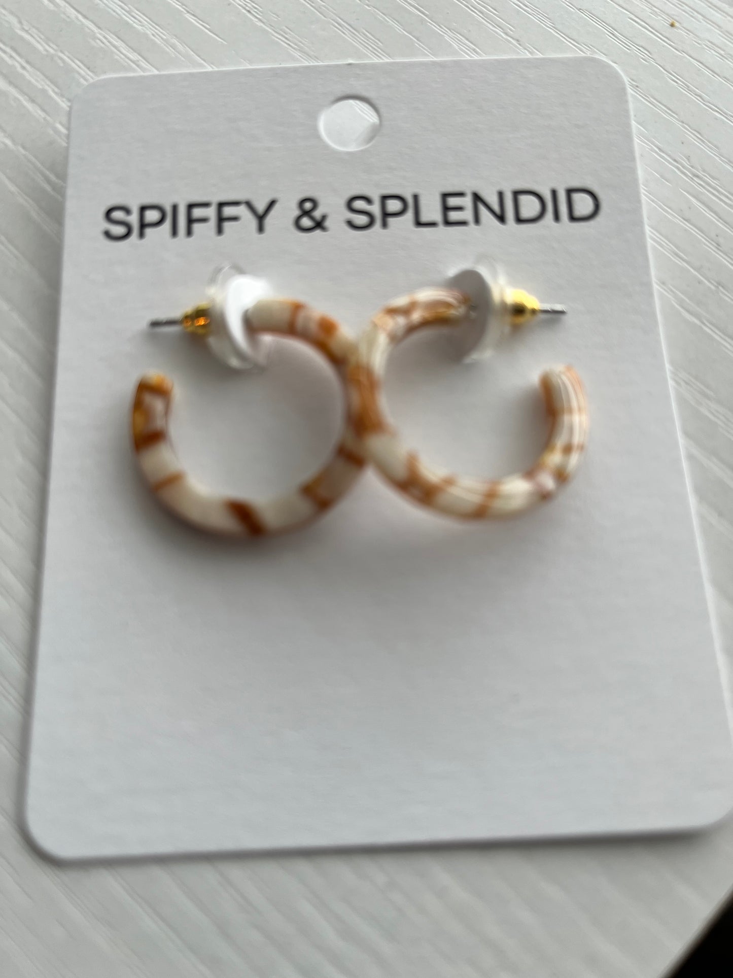 Cam Mini Hoops-Pumpkin