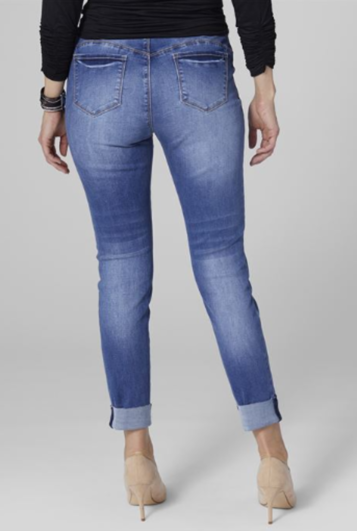 OMG Boyfriend Ankle Cuffed Jeans