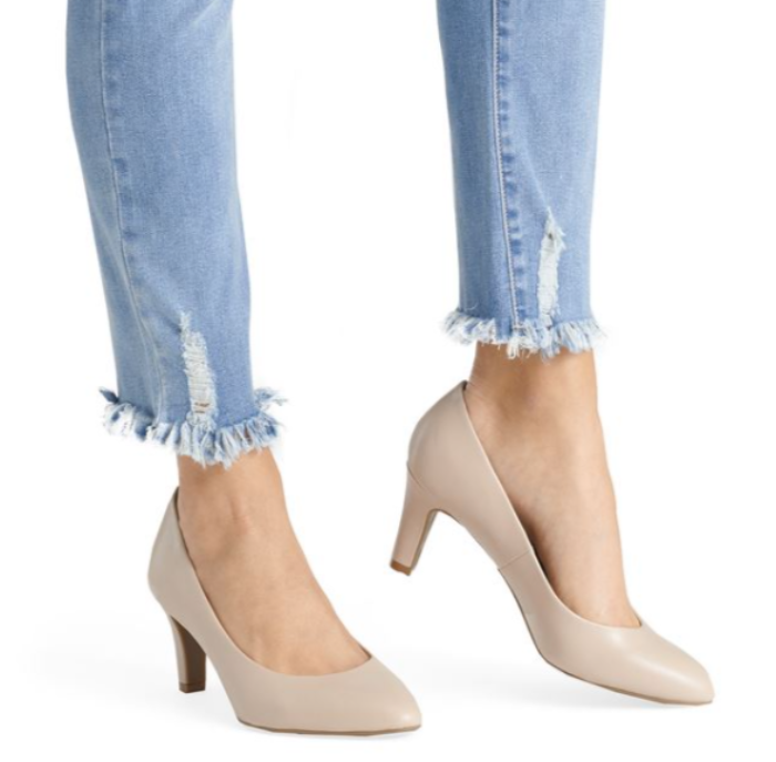 OMG Skinny Ankle Distressed Jeans