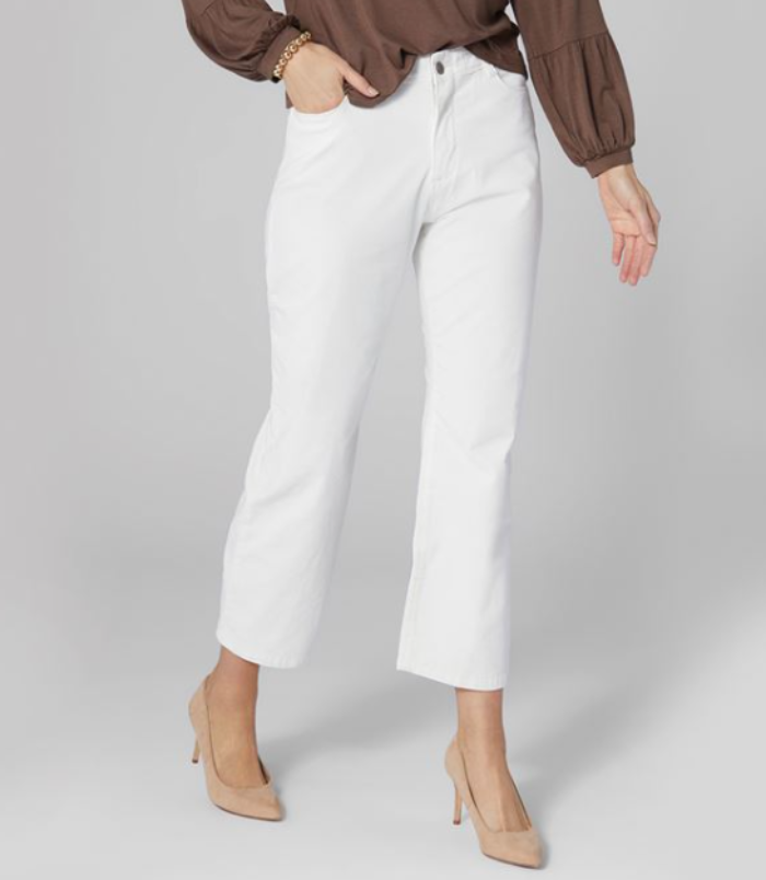 Carley Cropped Corduroy Wide Leg