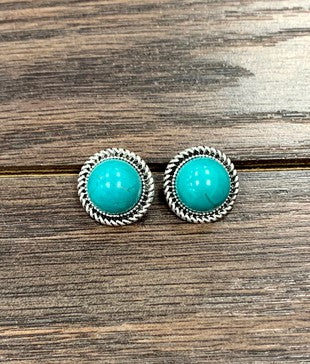 Turquoise Stud Earrings