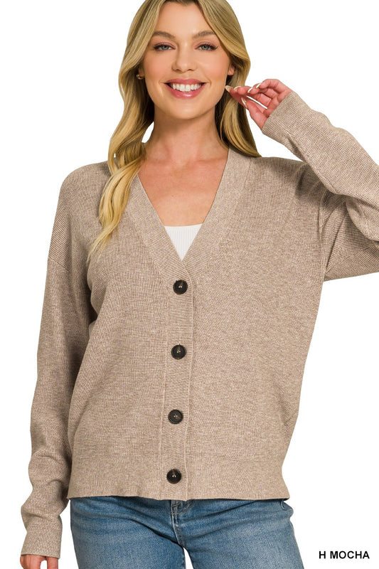Sweater Cardigan/Mocha