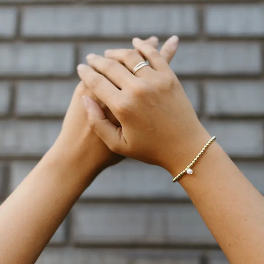 Pearl Drop Bracelet-Waterproof