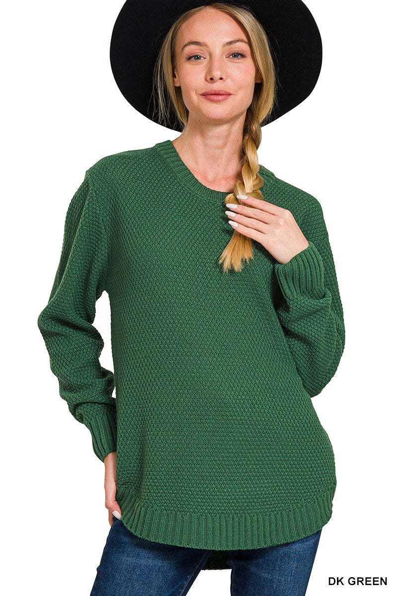 Round Neck Basic Sweater