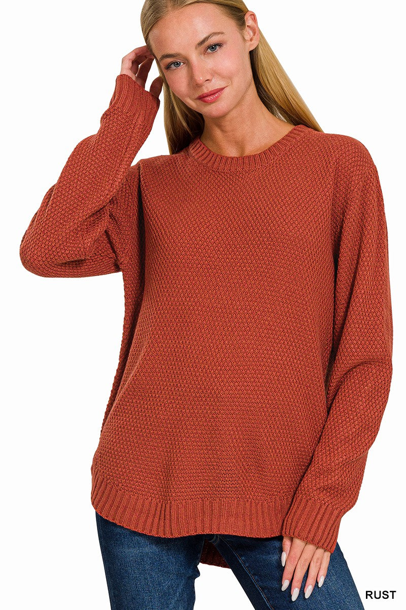 Round Neck Basic Sweater