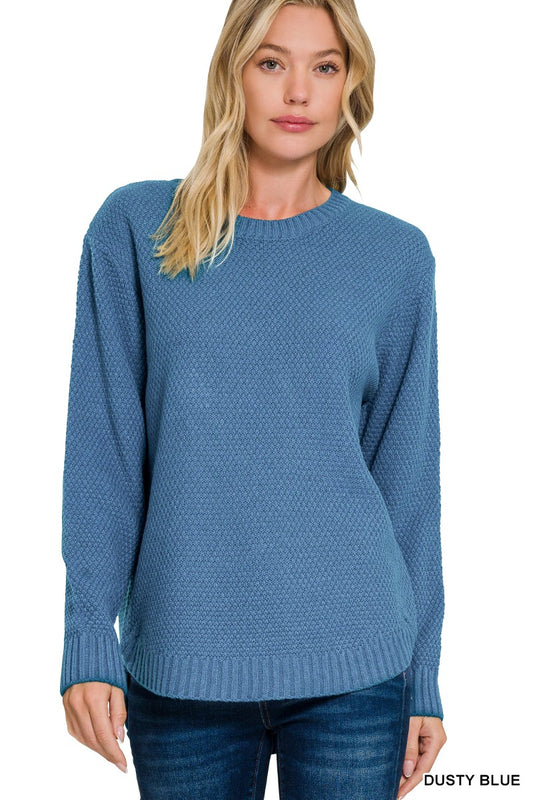 Round Neck Basic Sweater