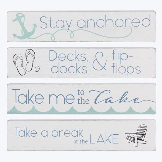 Lake Tabletop Signs