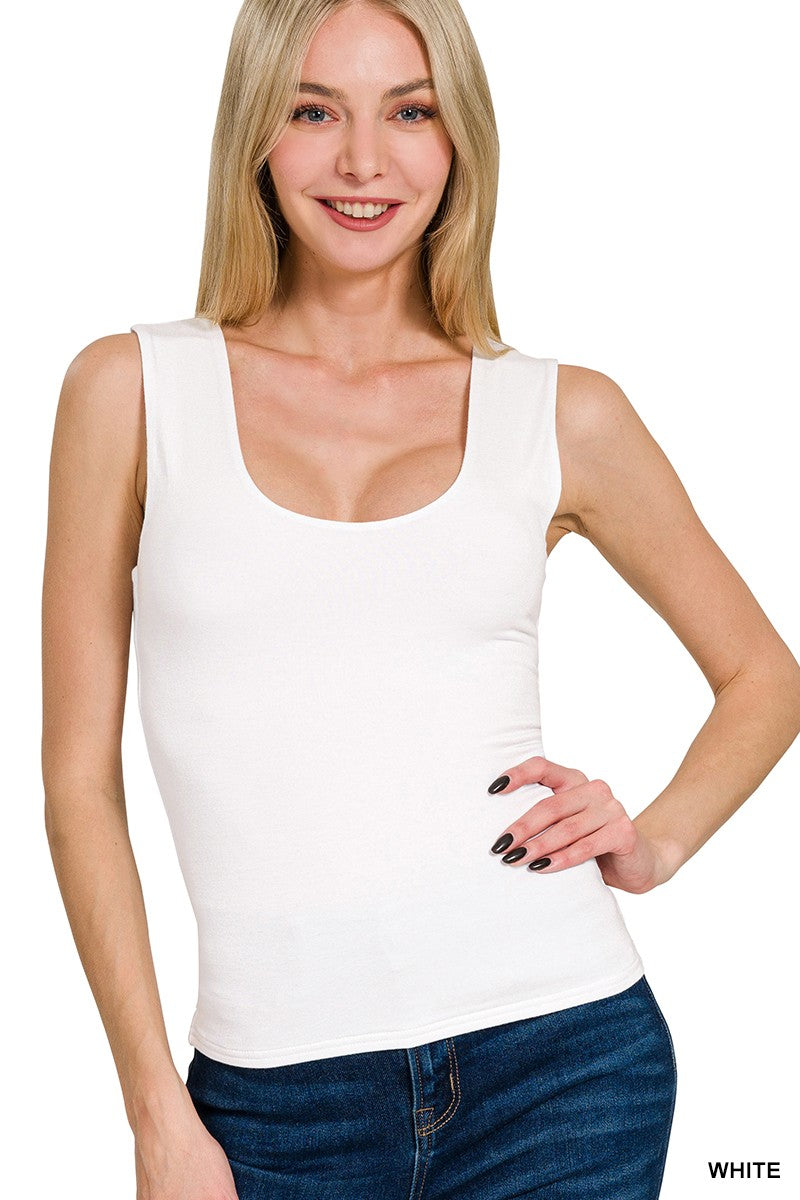 DOUBLE LAYERED TANK TOP