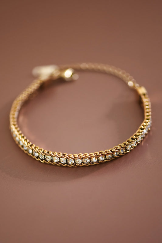 Steel Chain Link Bracelet.