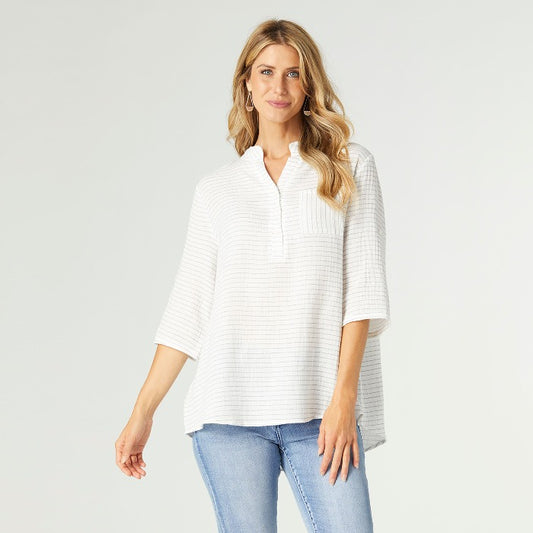Jesse Casual Henley Top