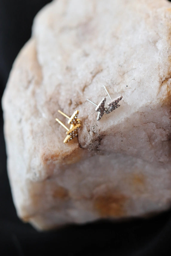 CZ Lighting Stud Earrings