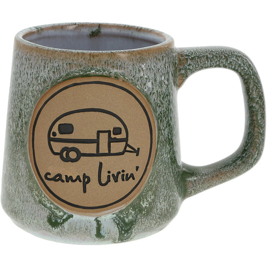 Camp Livin Mug- 15 0z