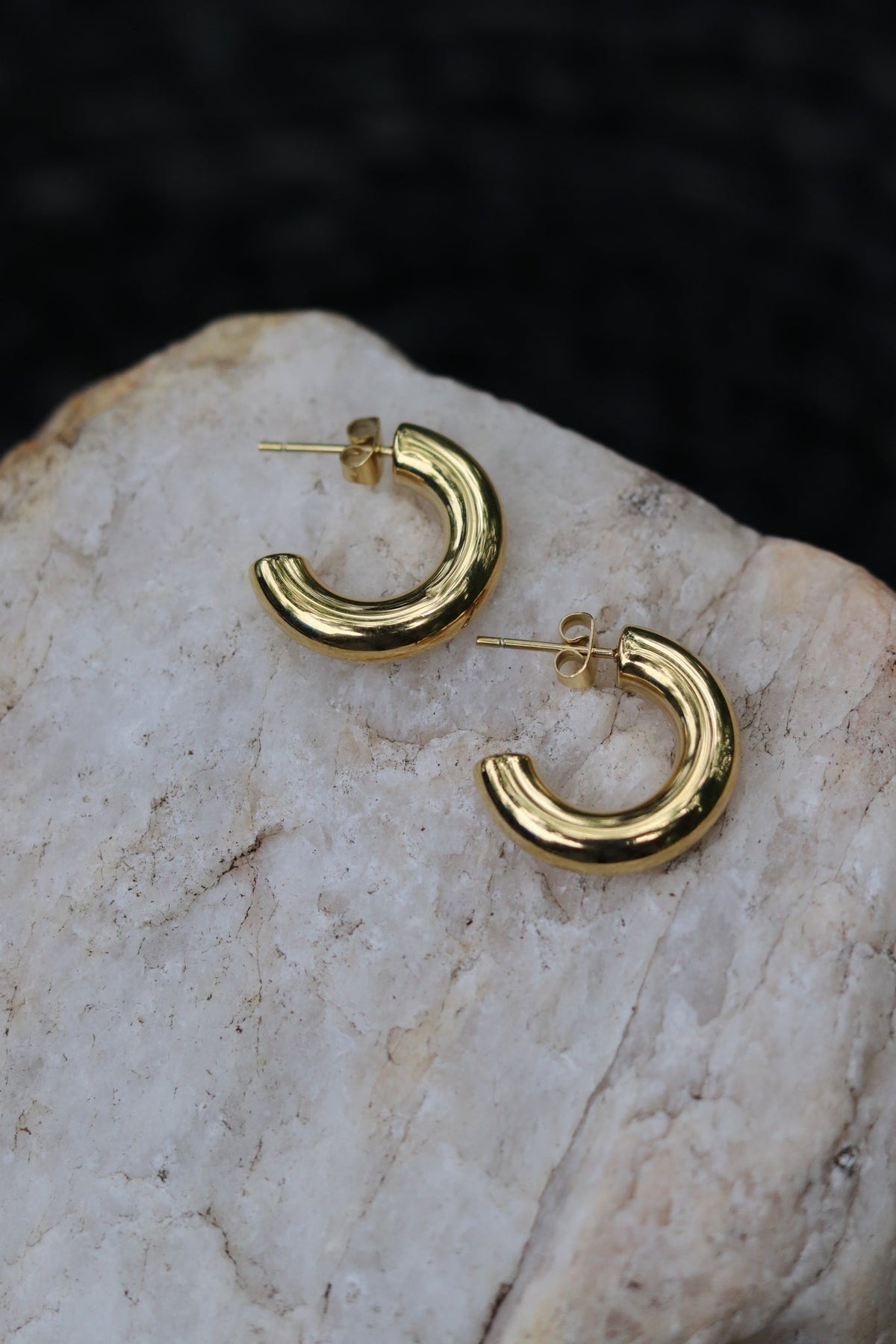 Mini Audrey Hoop earrings/ Gold
