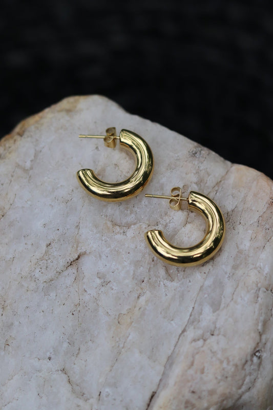 Mini Audrey Hoop earrings/ Gold