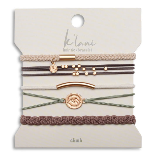 Klani Hair Tie and Bracelet/Climb