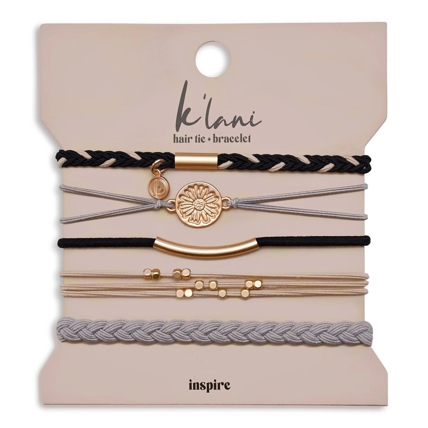 Klani Hair Tie and Bracelet/ Inspire